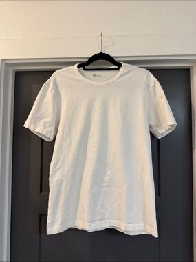 Gap Classic White Crew Neck T-Shirt Size XL stretch